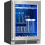Zephyr Presrv Pro 24 in. 7-Bottle and 105-Can Single Zone Beverage Cooler