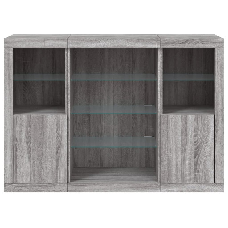 Badgeley 142.5cm Sideboard, Grey Sonoma