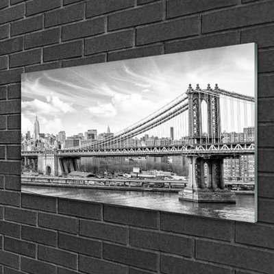 Architecture Bridge - Unframed Photograph on Glass