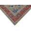Tapis bleu / rose en laine noué à la main 7 pi 10 po x 10 pi 8 po Madon