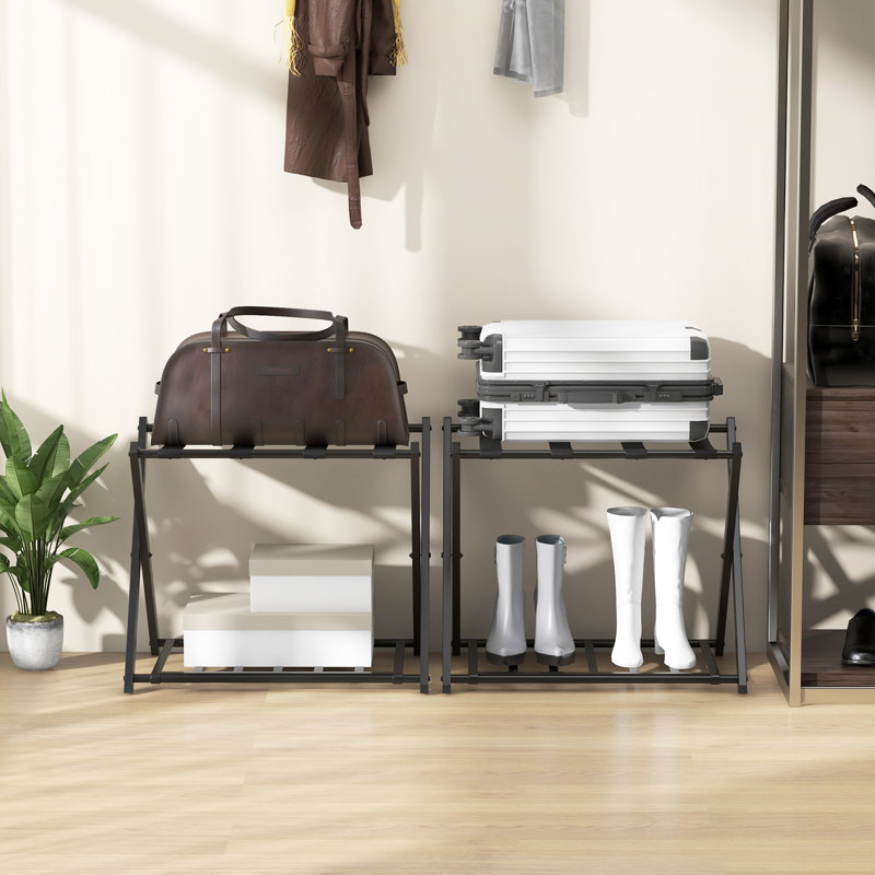 Folding Iron Luggage Rack