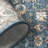 EVERWASH Haven Distressed Border Machine Washable Area Rug with AirFlo Technology, Blue, 2'6"x7'-126586812-126586813