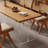 Ash Solid Wood Top Dining Table-98947705