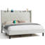 Base de lit tapissier avec tête de charge Hisao, gris foncé-98501846-98501851