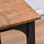 Ensemble de table de bar à hauteur de comptoir pour 4 personnes, table de cuisine carrée et chaises avec repose-pieds, mobilier de salle à manger de style industriel