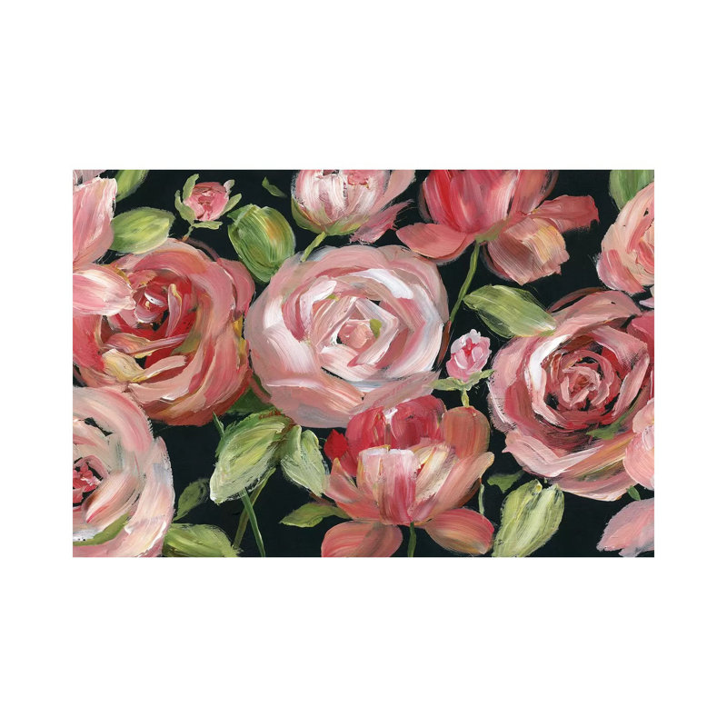 Red Velvet 1 Piece Painting on Canvas, 101.6 cm H x 66.04 cm W x 1.91 cm D, Wrapped Canvas