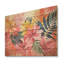 «Pink Floral Tropical Jungle» par Matisse I - impression florale sur bois-1467273199
