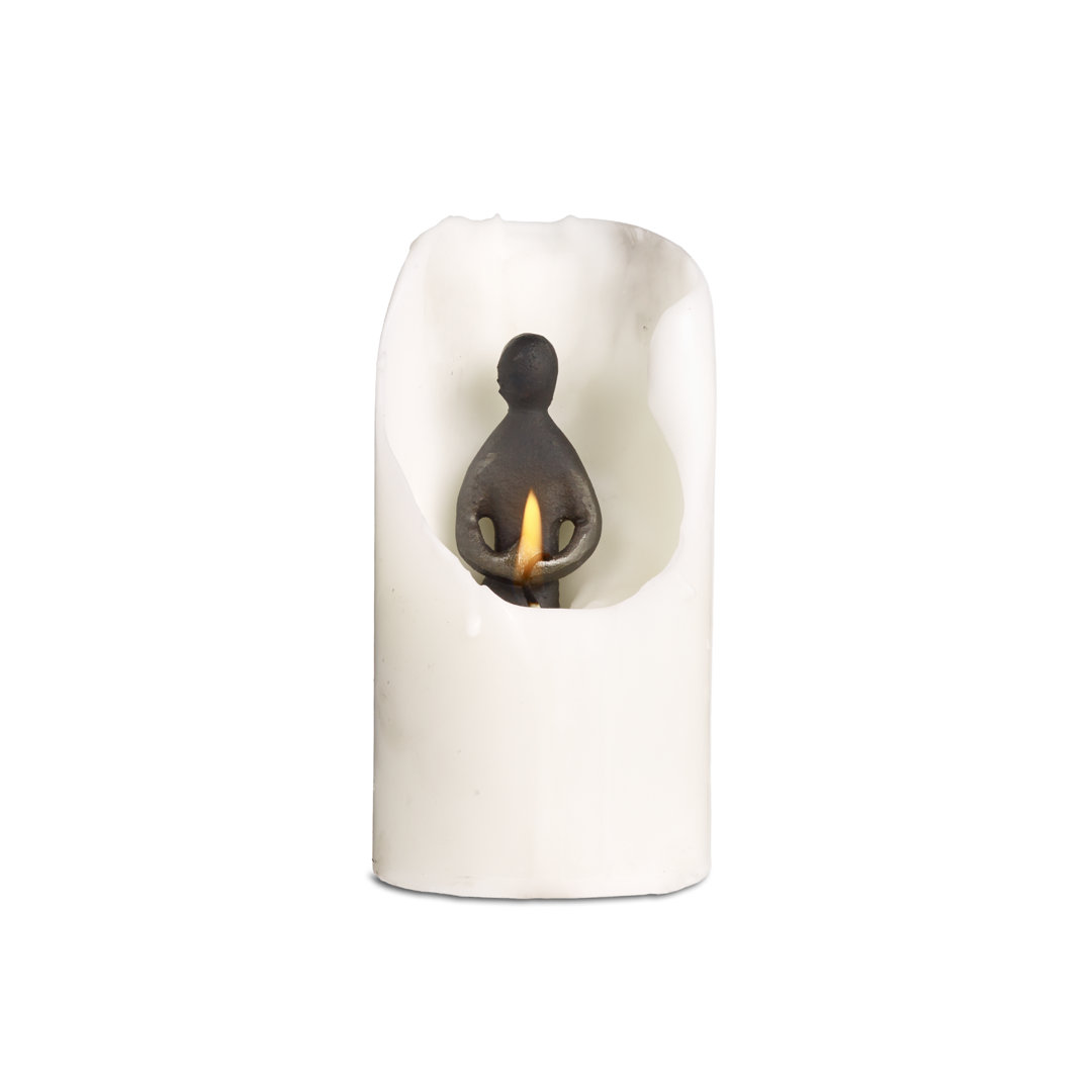 Ricoe Unscented Pillar Candle Orren Ellis