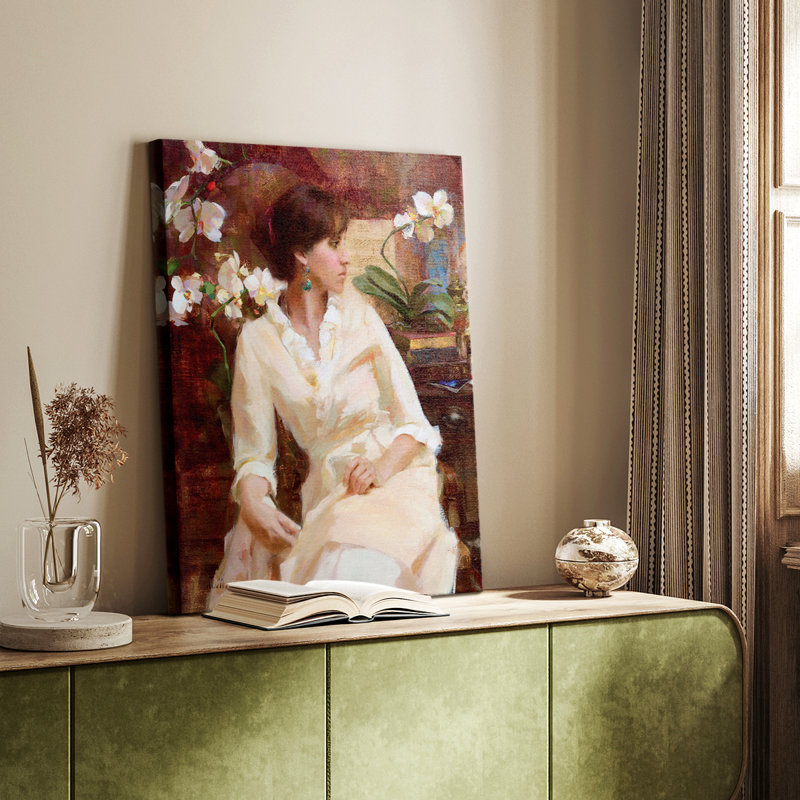 Portrait de Fiori Di Aria - Cavas enveloppés dans une galerie, H 60 po x l 40 po