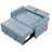 Sohna 57'' Faux Leather Sofa-2093432330