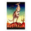 « australia kanga », art mural sur toile tendue-26113741