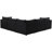 Ensoll Velvet L-Shaped Sectional Reversible-1930743937