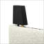 Grand lit plateforme tapissier blanc Boucle