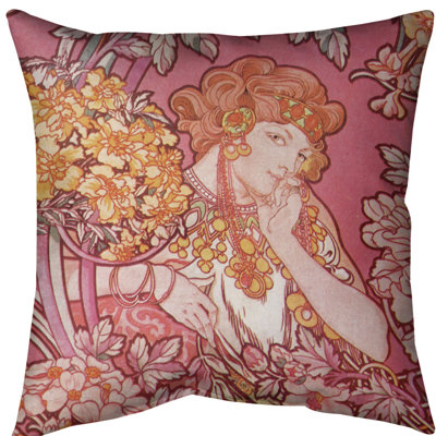 Coussin Alfons Mucha