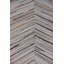 Natural Hide Cowhide Chevron Area Rug in Gray-25181467-124444714