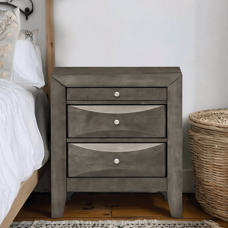 Table de chevet Lovisa, Gris
