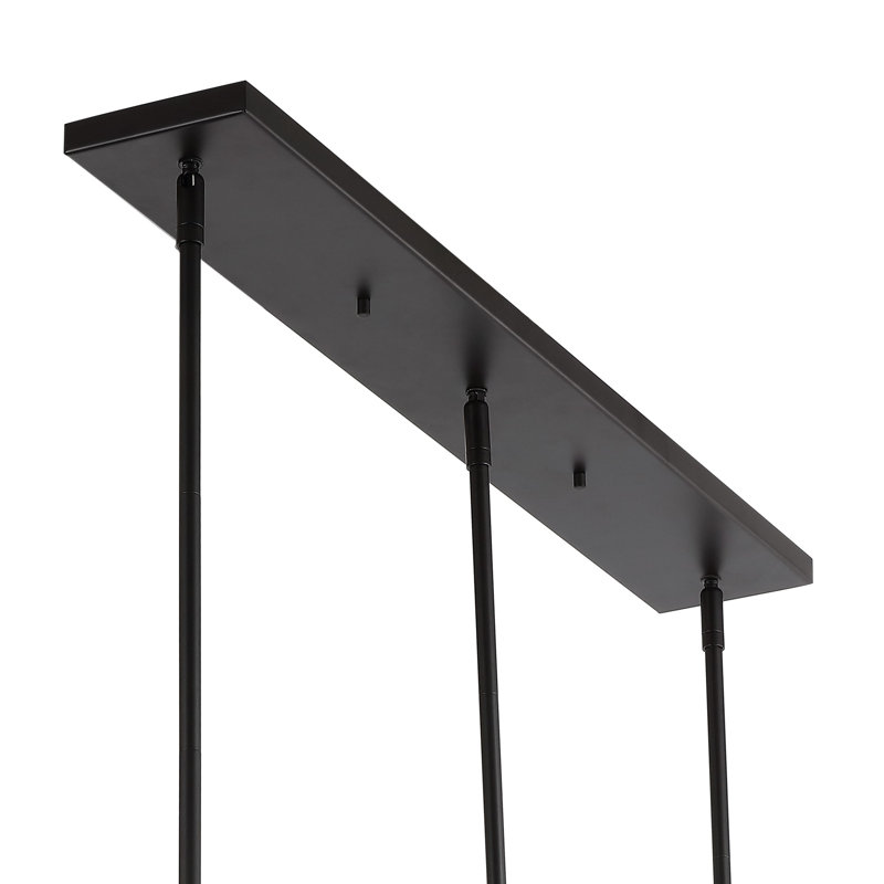 Nickens 3 - Light Oil Rubbed Bronze Kitchen Island Pendant