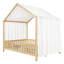 Lit de style maison basse avec rideaux-884545999-884545997