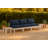 Kylis 90'' Wide Aluminum Patio Sofa with Cushions-61209855-61209854