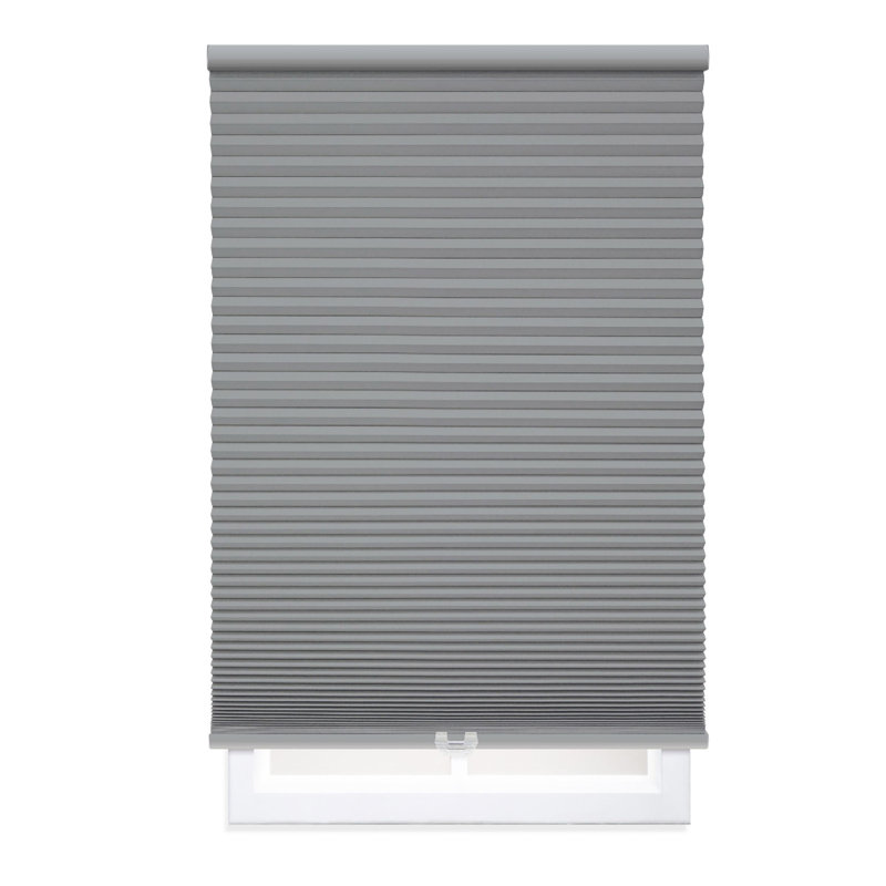 Store alvéolaire occultant sans fil 1,5 po EcoHome, Gris ancre, 70" W X 42" L
