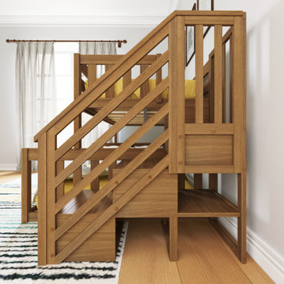 Jahzlynn Kids Twin Over Full Bunk Bed