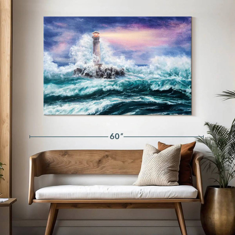 Aletra Stormy Sea, 34'' H x 51'' W