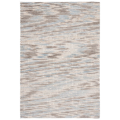 Garrey Hand Loomed Performance Geometric Rug