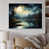 White Floater Framed