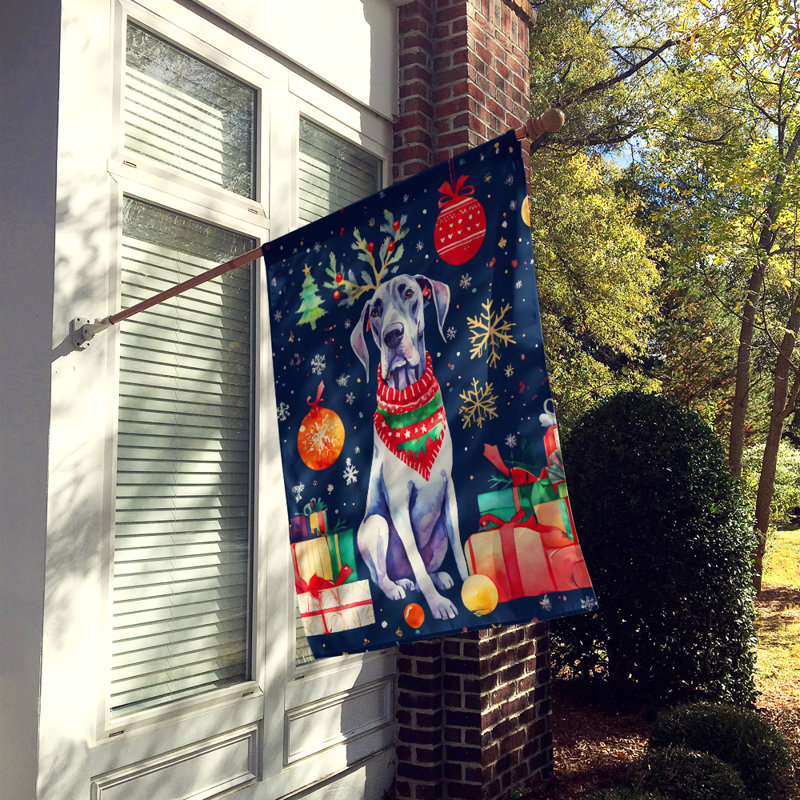 Double Sided Polyester Christmas, 40'' H x 28'' W