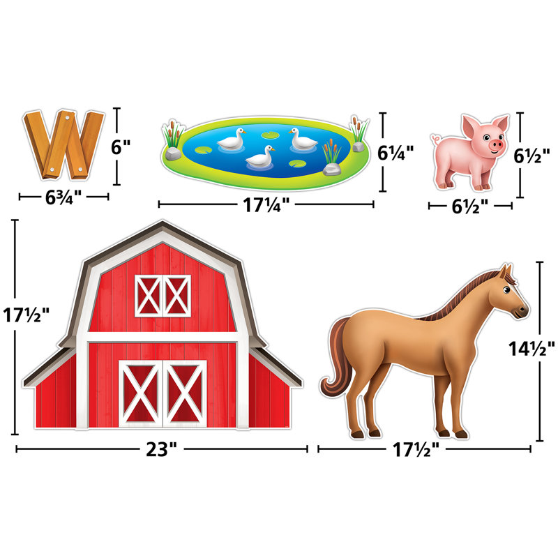 Ensemble de babillards Farm, 53 pièces