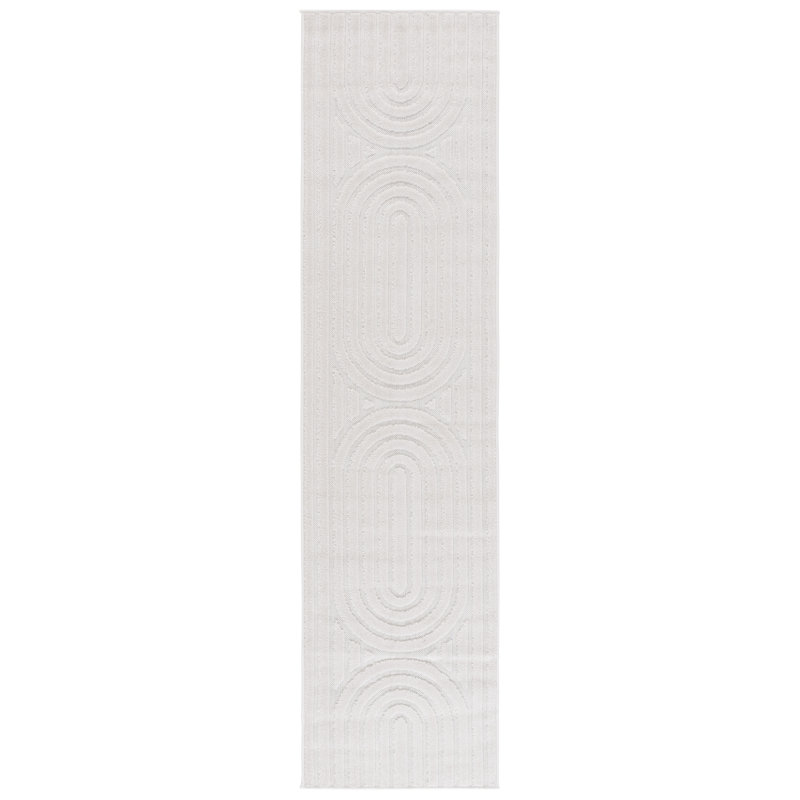 Kristain Performance Geometric Rug, Runner 2' x 8'