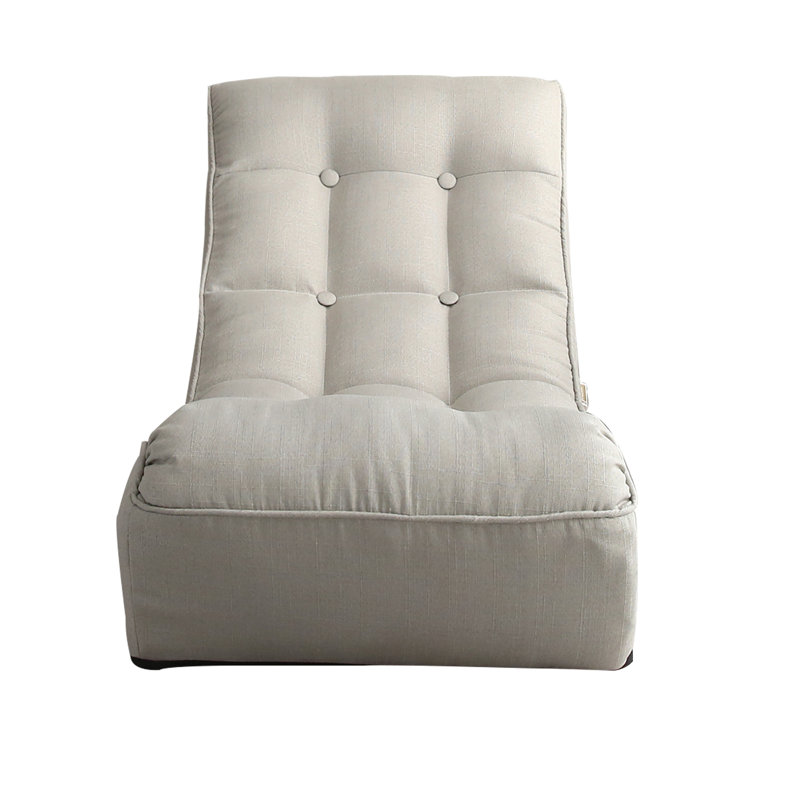 Paresseux ergonomique - Dossier réglable pour fauteuil de repos inclinable gris, cadre métallique multifonctionnel et pratique