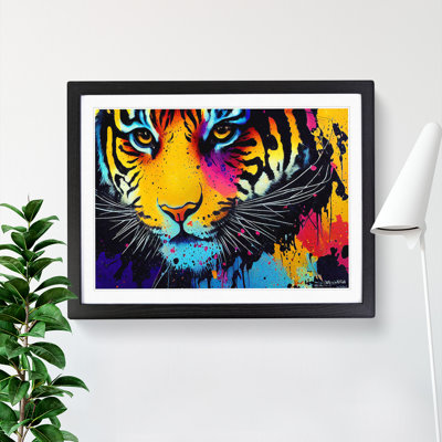 Tiger Splash Vol.5 Abstract - Single Picture Frame Print