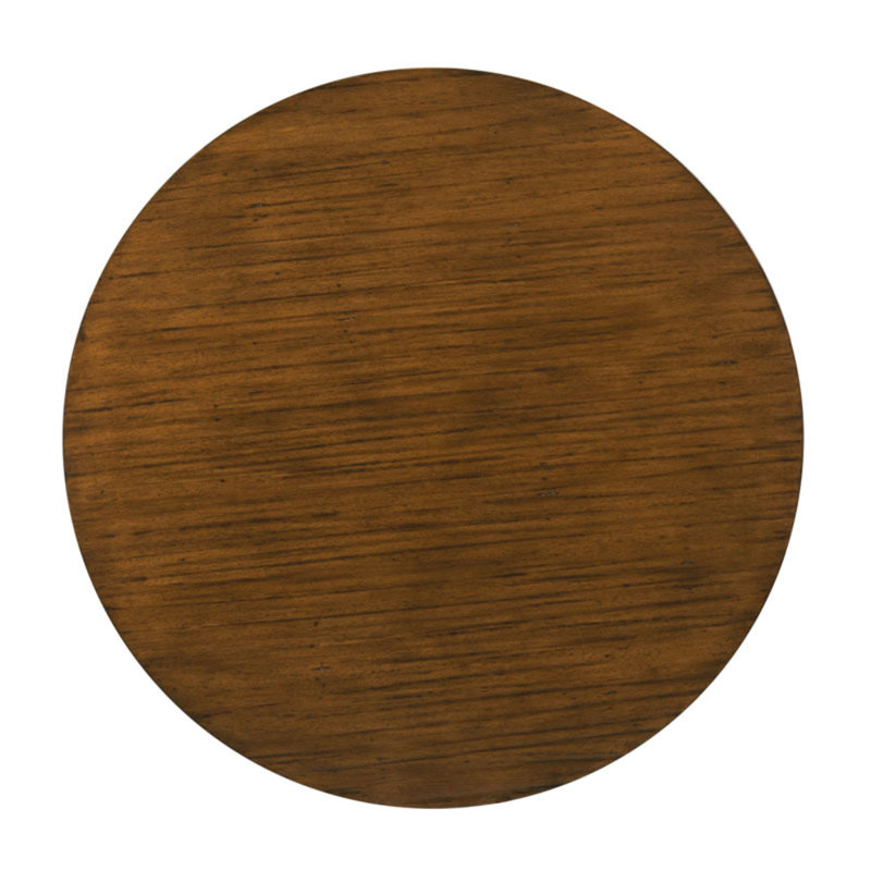 Winston Round Mahogany Wood Dining Table