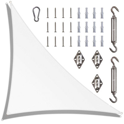 Voile d'ombrage avec quincaillerie Amgo