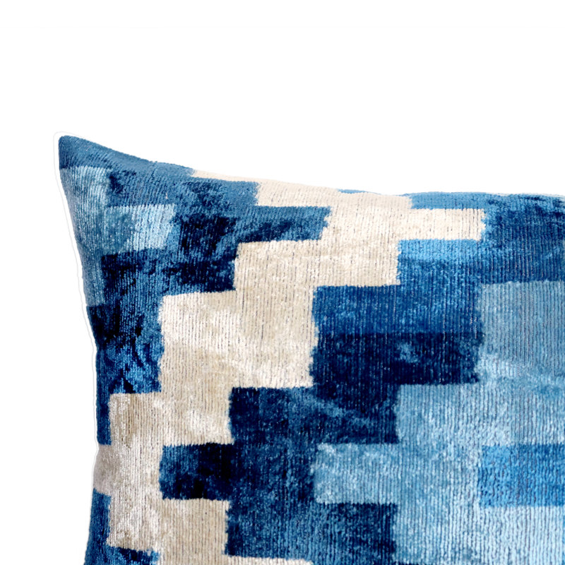 Lumbar Pillow Cover & Insert, Blue