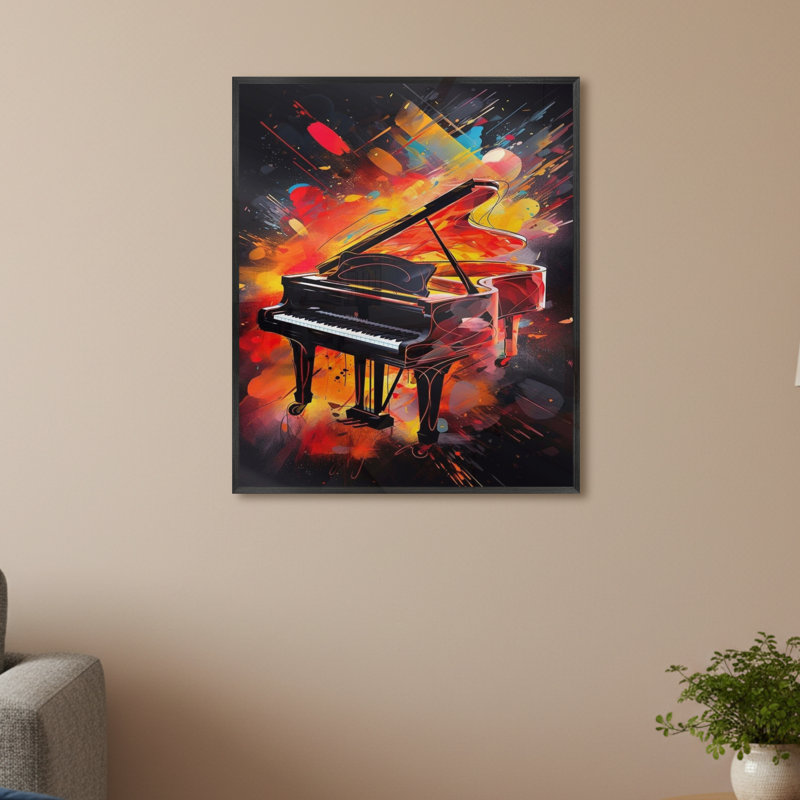 Single Picture Frame LED Illuminated Wall Art Wall Art on Glass / Aluminium, 60cm H x 50cm W