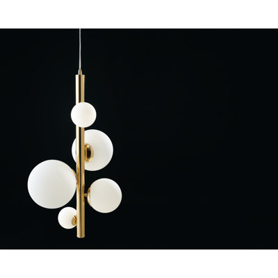 Jaylyn 5 - Light Gold Unique/Statement Pendant