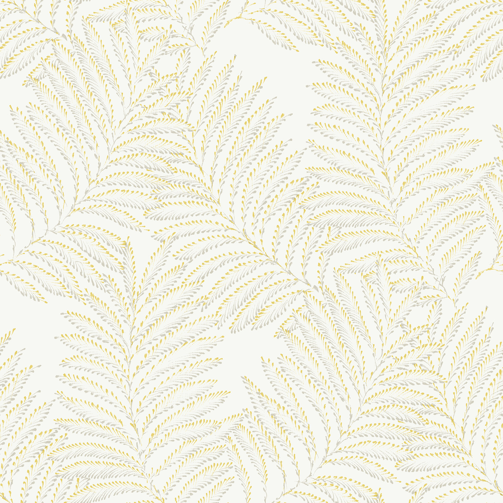 Palmina Modern Floral Wallpaper, Yellow