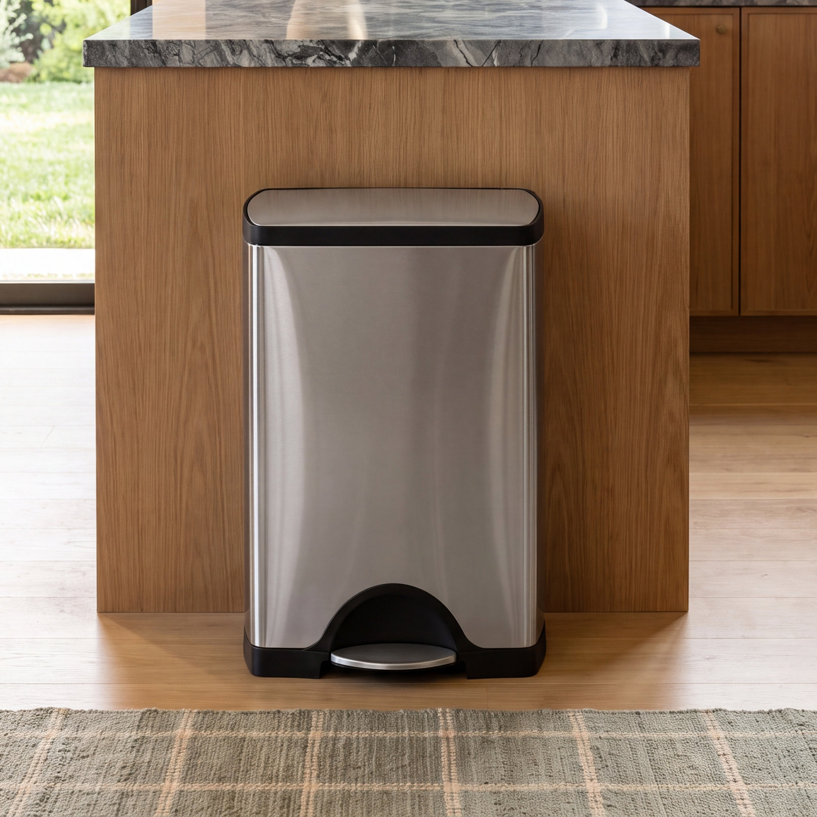 simplehuman 10gal Rectangular Step-On Can