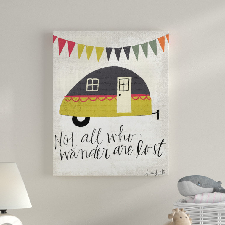 «Camper Wander», impression, Toile tendue, H 40 po x l 30 po x P 1,5 po