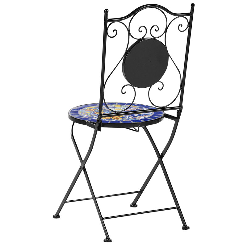 CORIANO Folding Patio Dining Side Chair