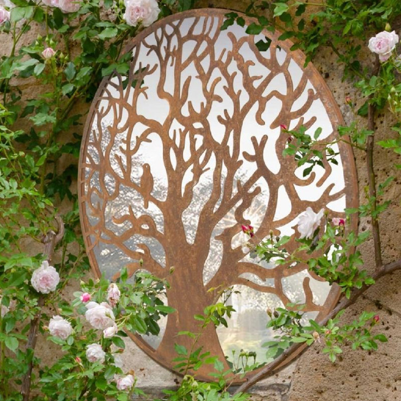 Eko Wood Flat Wall Mirror