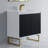 Fidelina 36 " W Freestanding Standard 1 Single Vanity Bathroom Vanity With Ceramic Top-143723299