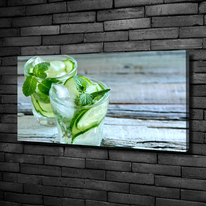 Cucumber Water - No Frame Print on Canvas