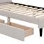 Lit plateforme simple tapissier avec 2 tiroirs-107173721