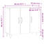 Kimballton Iron 3 - Door Standard Accent Cabinet-1381258056