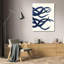 «Latitude Run® Fab Funky Gallery», art sur toile titrée: Octopus géant bleu, triptyque c-1566390081