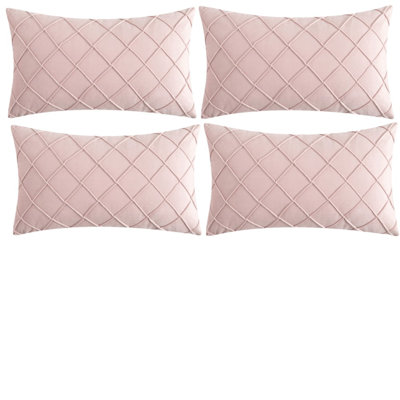 HCN_Set de 4 coussins décoratifs en velours