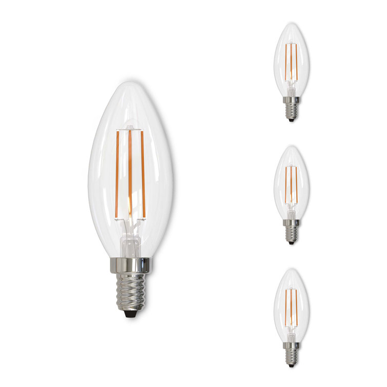 5 Watt Dimmable Clear Filament B11 Candelabra (E12) LED Bulb